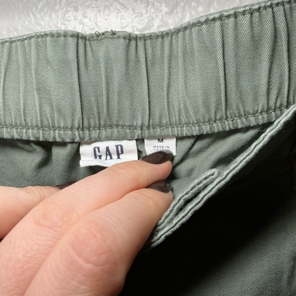 GAP Olive Green Cargo Jogger Pants Utility Ankle Joggers Size Medium - Picture 5 of 6